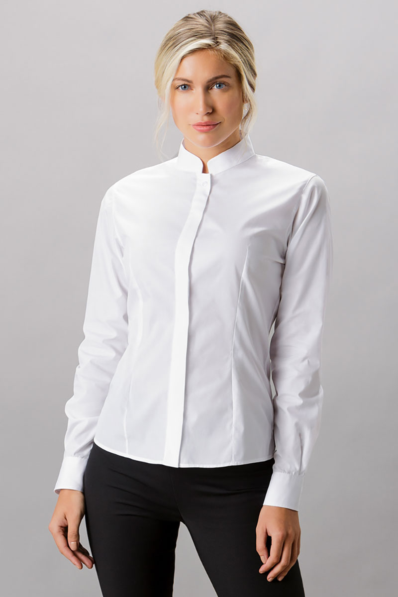 Mandarin collar shirts